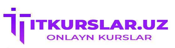 ITKurslar.Uz - IT sohalarini innovatsion tarzda o'rgatuvchi onlayn ta'lim platformasi.